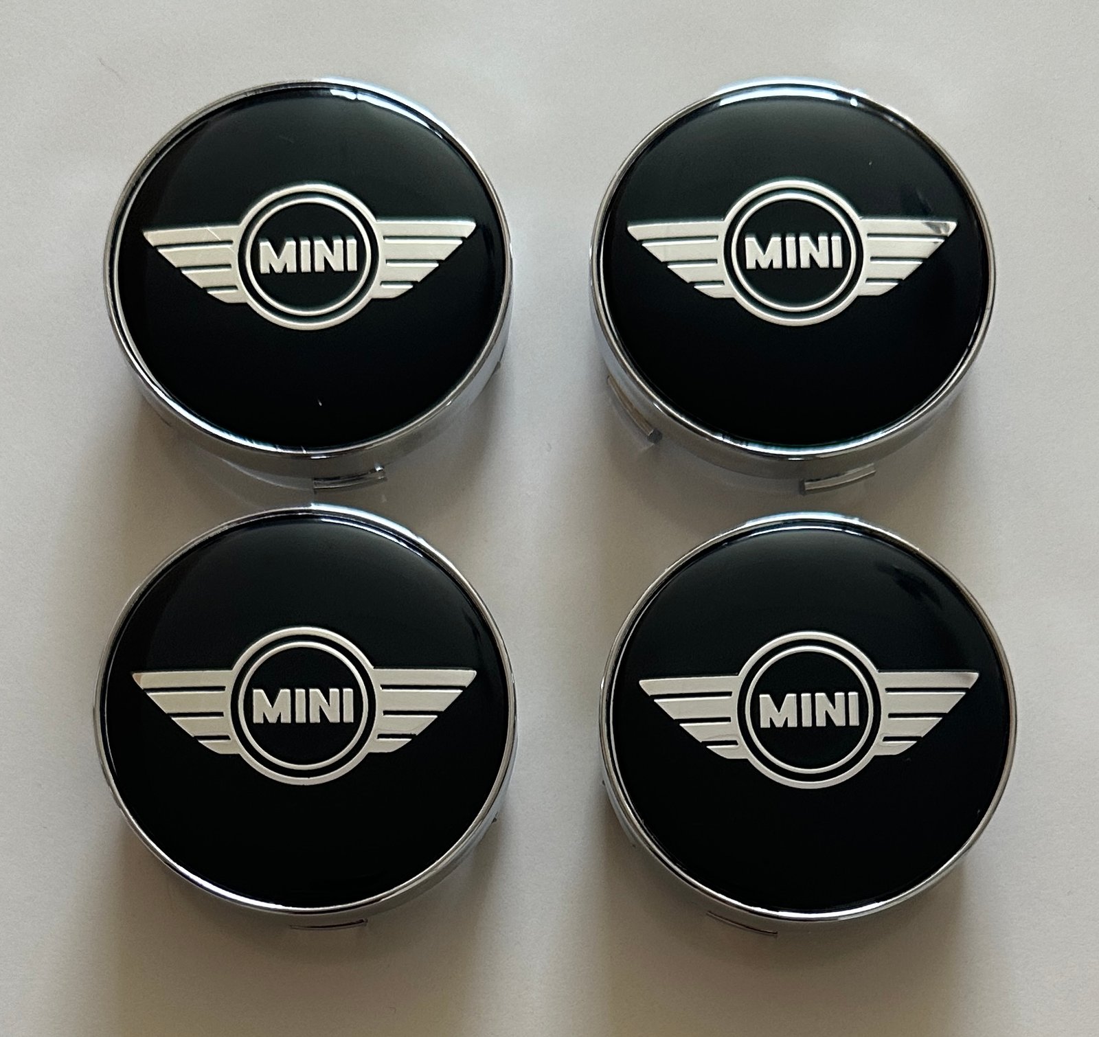 4 pcs (Set) 60mm - 2.36inch Black Mini Cooper Wheel Center Hub Caps 2