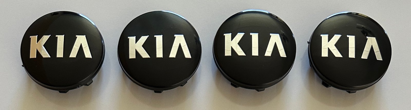 4 pcs (Set) 58mm - 2.28inch Black KIA Wheel Center Hub Caps - Image 4