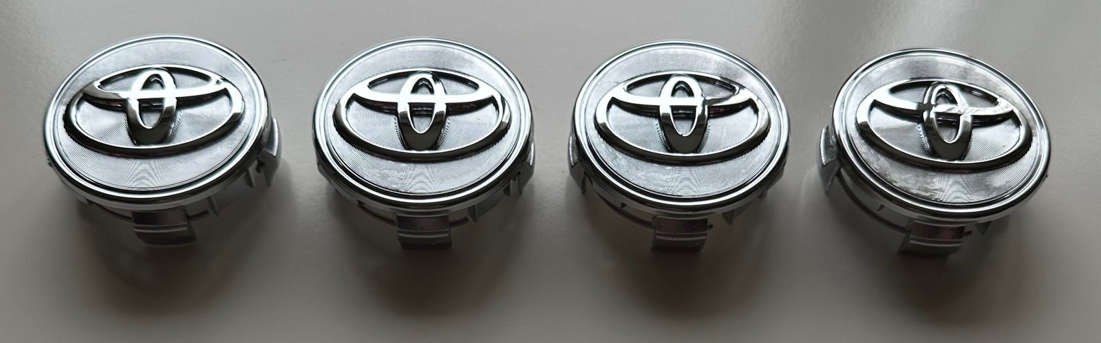 4 pcs (Set) 62mm - 2.44inch Chrome Toyota Wheel Center Hub Caps - Image 4