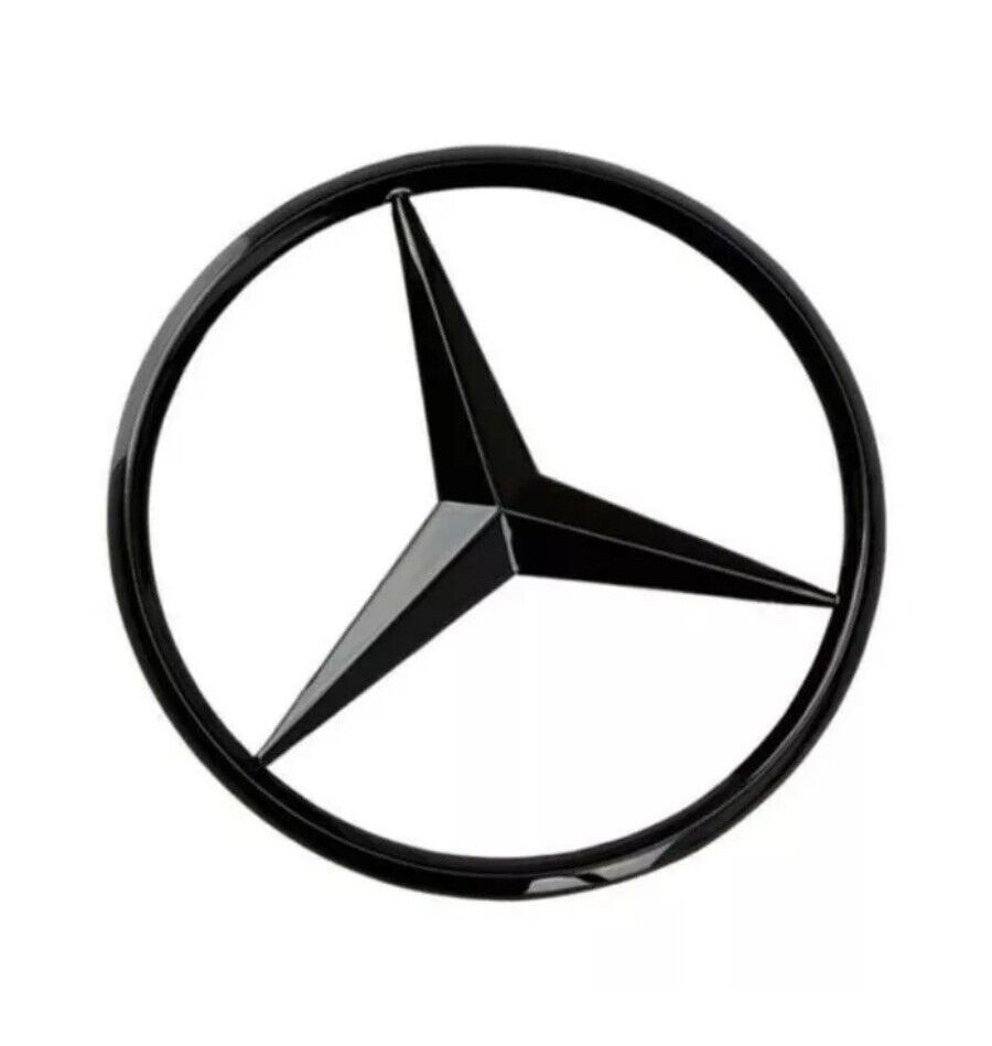 [ALL MODELS] 1 pcs Glossy Black Mercedes Benz Rear Boot Emblem Star Badge