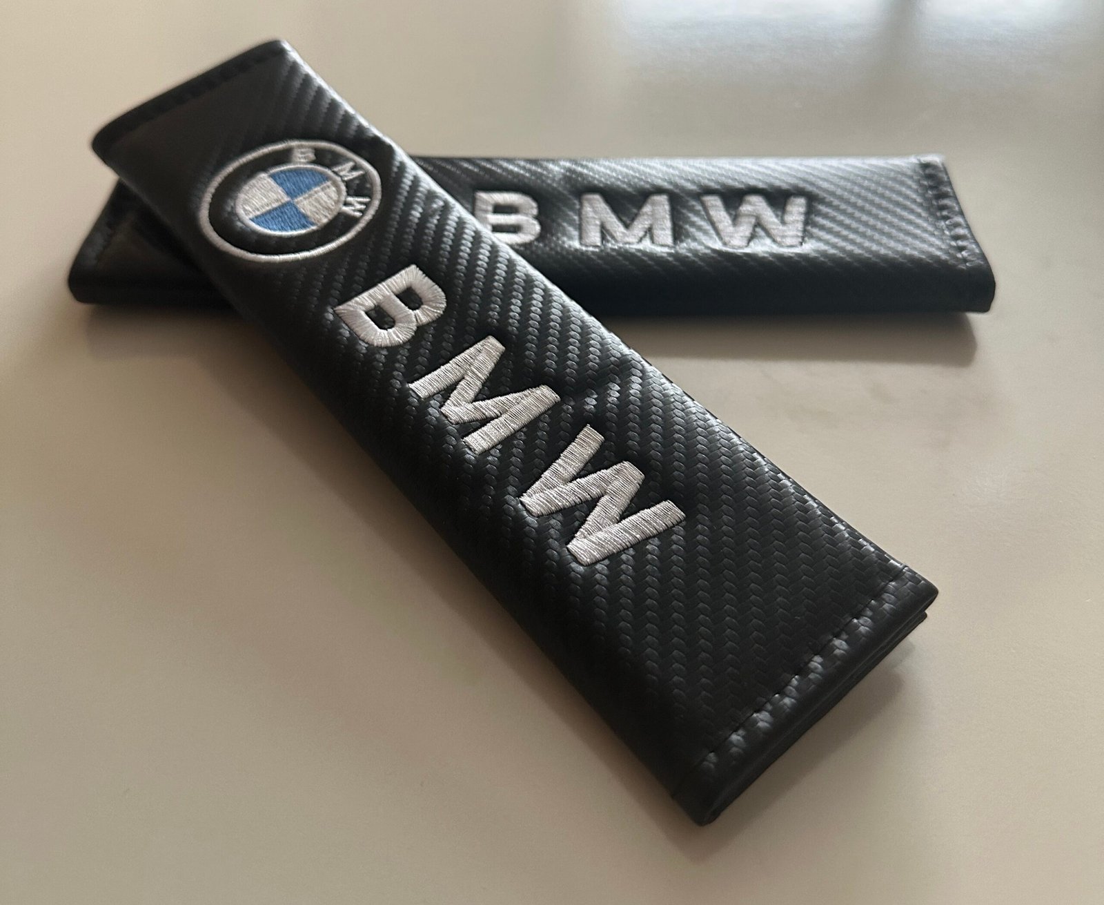 2 pcs BMW Car Styling Safety Belt Cover Protection Shoulder Pad Cushion Harness Pad - Image 2