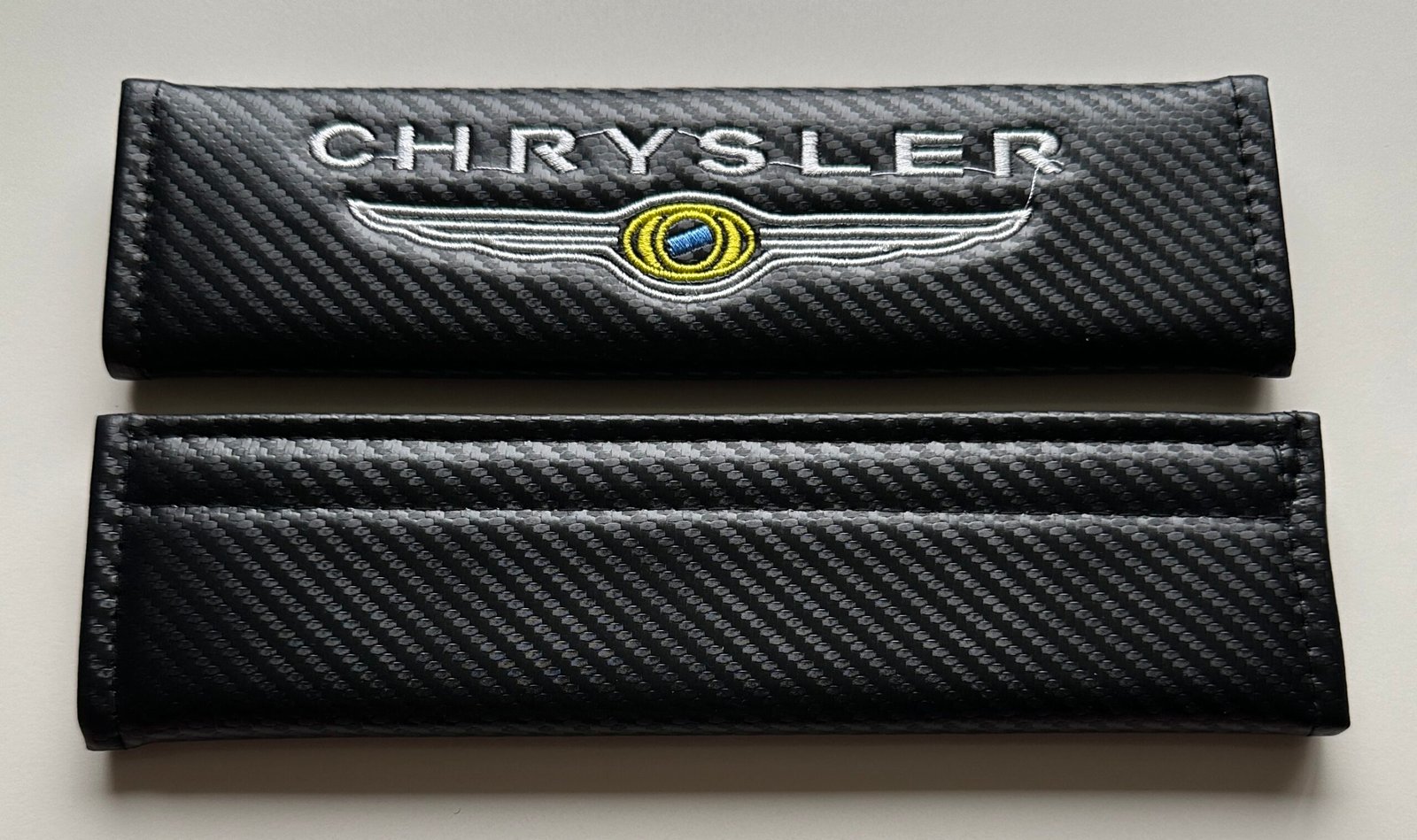 2 pcs Black Chrysler Car Styling Safety Belt Cover Protection Shoulder Pad Cushion Harness Pad - Image 3