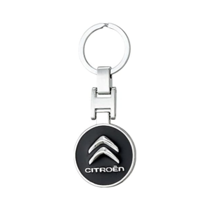 1 pcs High Quality Black Citroen Metal Keychain