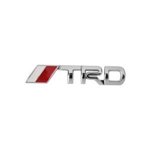 1 pcs Silver Toyota TRD Metal Emblem Sticker