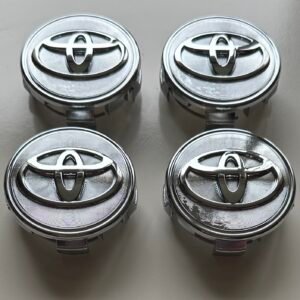 4 pcs (Set) 62mm - 2.44inch Chrome Toyota Wheel Center Hub Caps