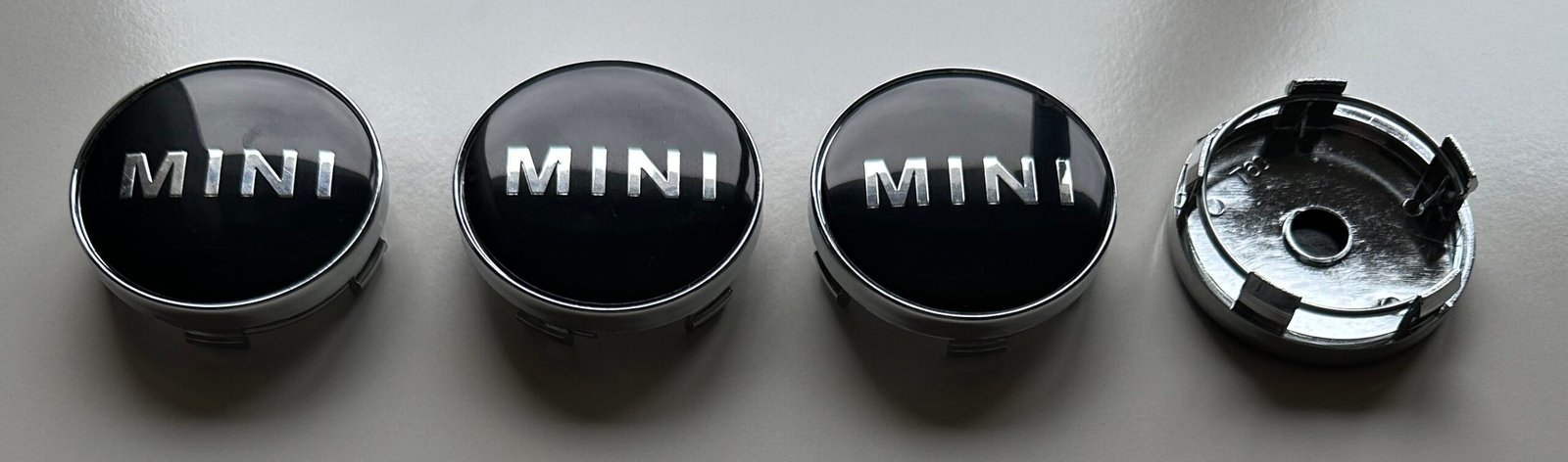 4 pcs (Set) 60mm - 2.36inch Black Mini Cooper Wheel Center Hub Caps - Image 5
