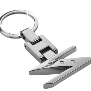 1 pcs High Quality Silver Nissan 350Z Metal Keychain
