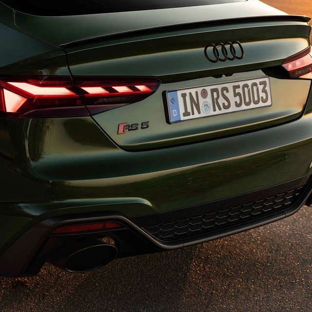 1 pcs Black Audi RS5 Metal Emblem Sticker - Image 2