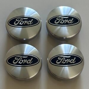 4 pcs (Set) 54mm - 2.13inch Silver Ford Wheel Center Hub Caps