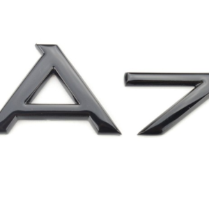 1 pcs Glossy Black Audi A7 Emblem Sticker