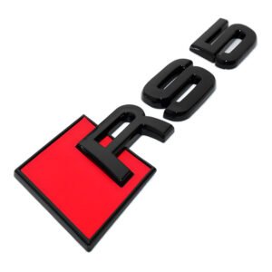 1 pcs Black Audi RS5 Metal Emblem Sticker