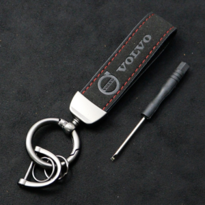 1 pcs High Quality Alcantara Volvo Keychain