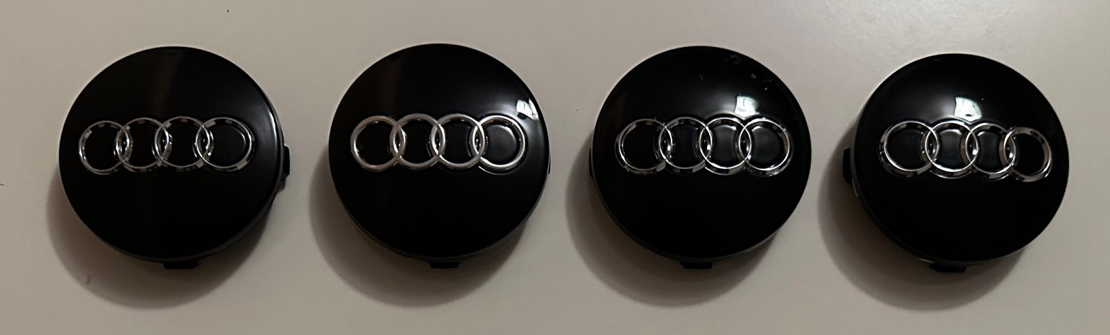 4 pcs (Set) 60mm - 2.36inch Black Audi Wheel Center Hub Caps (4B0601170) - Image 4