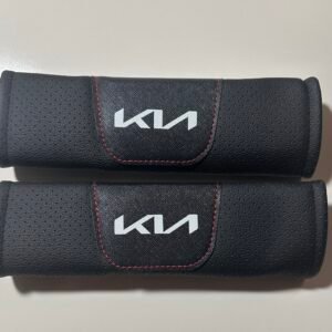 2 pcs Leather KIA Car Styling Safety Belt Cover Protection Shoulder Pad Cushion Harness Pad