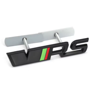1 pcs Black Matte 3D Skoda VRS Grill Metal Emblem