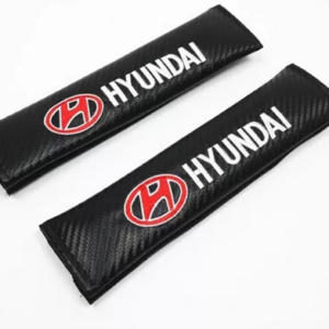 2 pcs Black Hyundai Car Styling Safety Belt Cover Protection Shoulder Pad Cushion Harness Pad