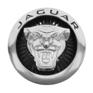 1 pcs Black & Silver Jaguar Logo Hood Emblem