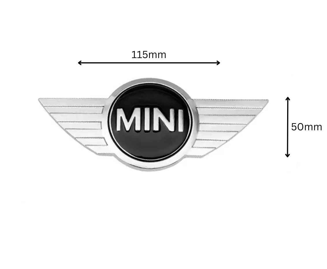 1 pcs Silver 3D Mini Cooper Metal Emblem Sticker for Hood & Trunk - Image 5