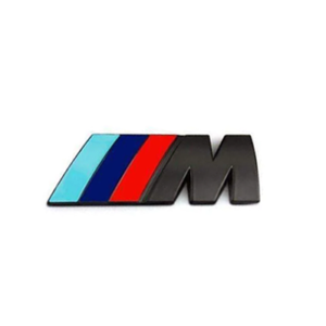 1 pcs Black Matte BMW M Performance Emblem Sticker Metal