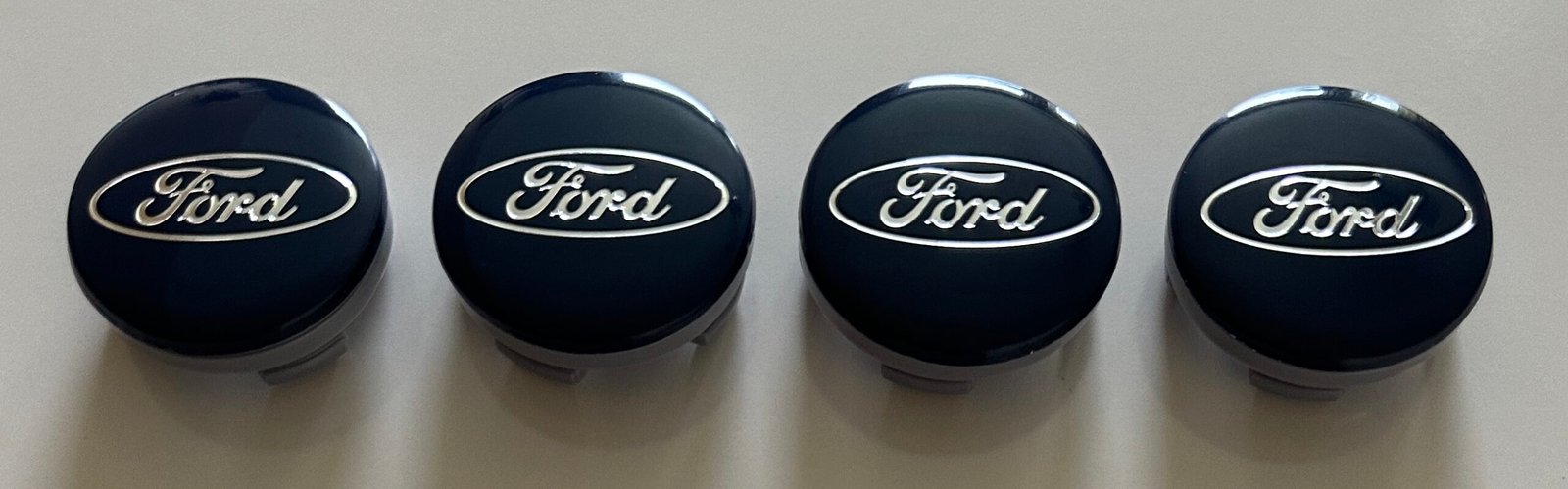 4 pcs (Set) 54mm - 2.13inch Dark Blue Ford Wheel Center Hub Caps - Image 4