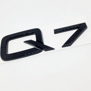 1 pcs Glossy Black Audi Q7 Emblem Sticker