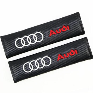 2 pcs Audi Car Styling Safety Belt Cover Protection Shoulder Pad Cushion Harness Pad