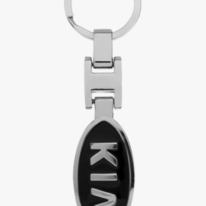 1 pcs High Quality Black KIA Metal Keychain