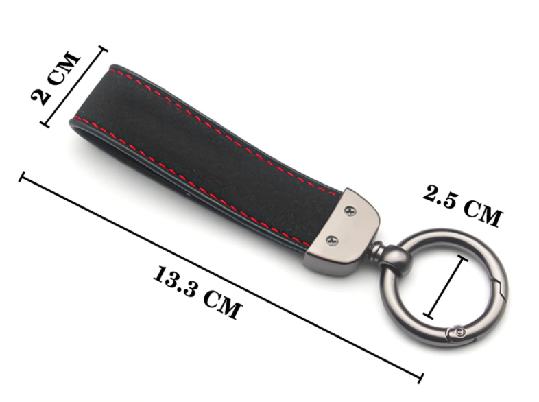 1 pcs High Quality Alcantara BMW Keychain - Image 7