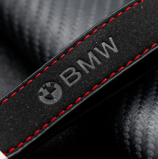 1 pcs High Quality Alcantara BMW Keychain - Image 2