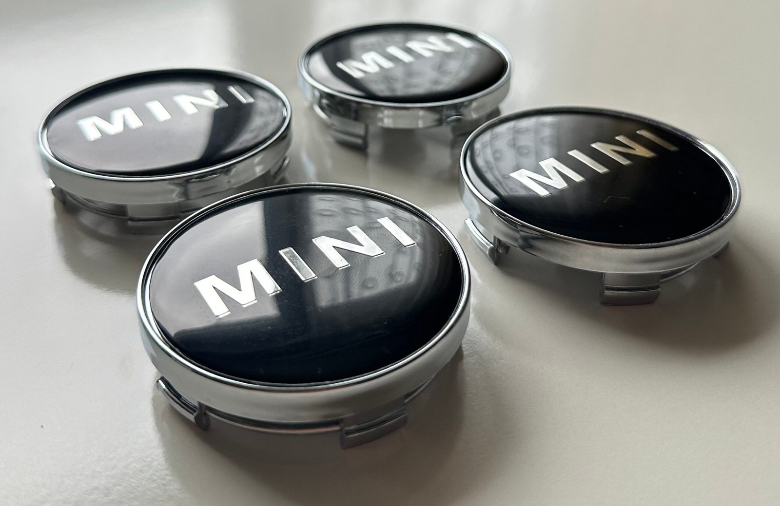 4 pcs (Set) 60mm - 2.36inch Black Mini Cooper Wheel Center Hub Caps - Image 2