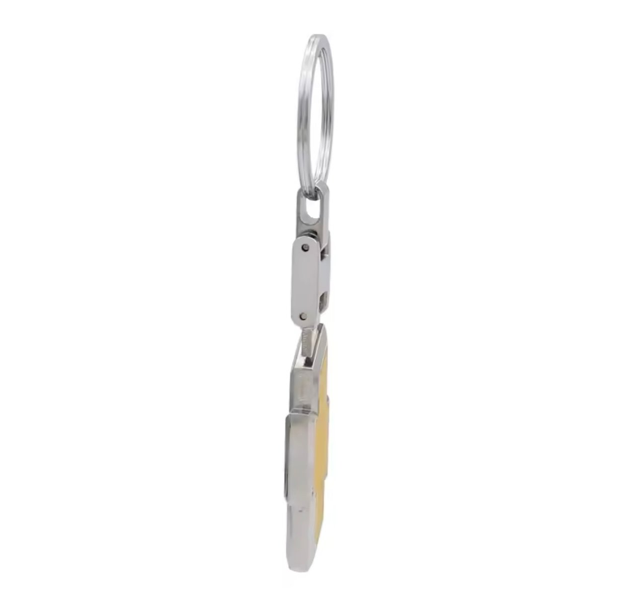 1 pcs High Quality Yellow Chevrolet Metal Keychain - Image 5