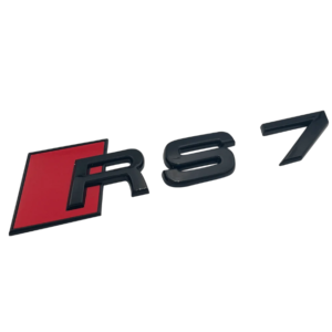 1 pcs Black Audi RS7 Metal Emblem Sticker