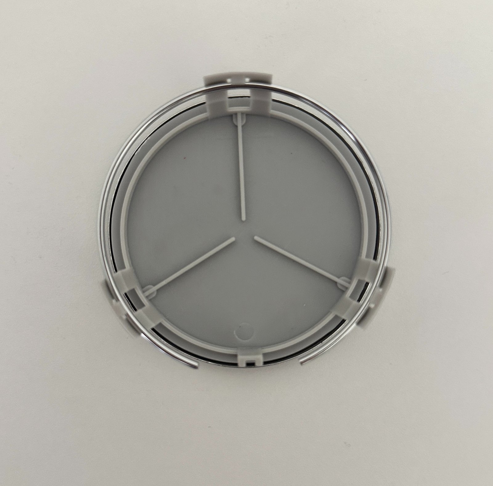 4 pcs (Set) 75mm - 2.95inch Silver AMG Wheel Center Hub Caps - Image 5