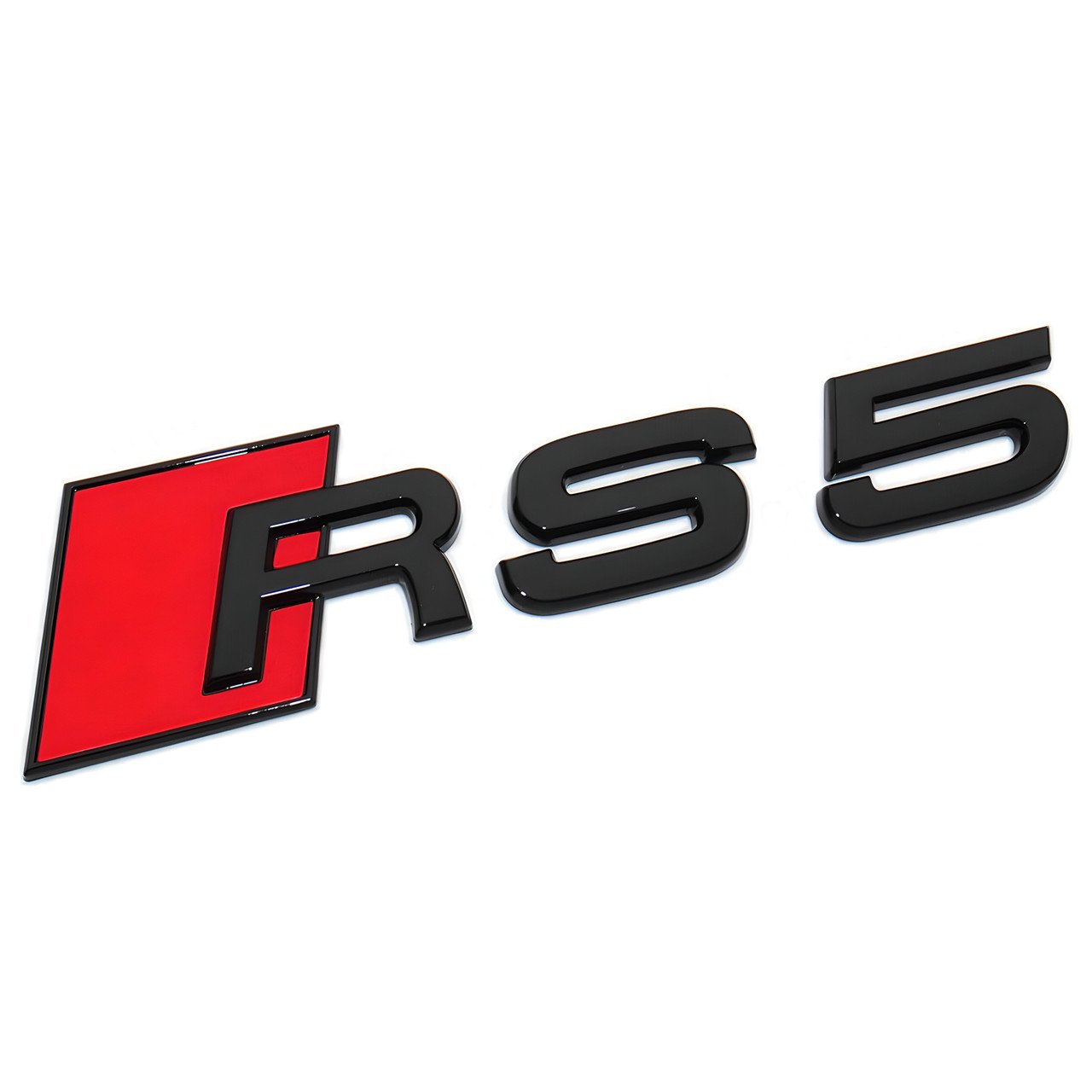 1 pcs Black Audi RS5 Metal Emblem Sticker - Image 3