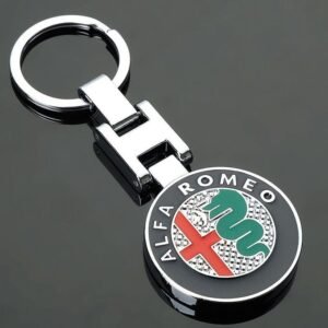 1 pcs High Quality Alfa Romeo Metal Keychain