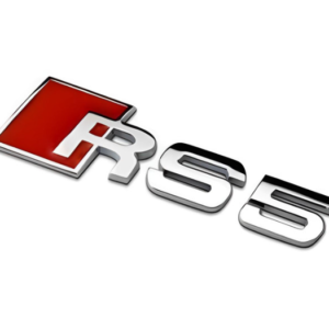 1 pcs Silver Audi RS5 Metal Emblem Sticker
