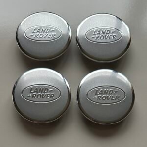 4 pcs (Set) 63mm - 2.48inch Silver Land Rover Wheel Center Hub Caps