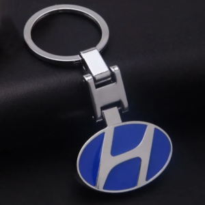 1 pcs High Quality Blue Hyundai Metal Keychain