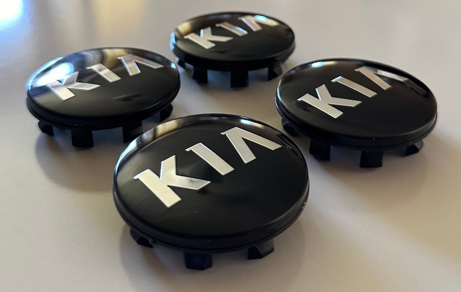 4 pcs (Set) 58mm - 2.28inch Black KIA Wheel Center Hub Caps - Image 2