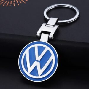 1 pcs High Quality Blue Volkswagen Metal Keychain