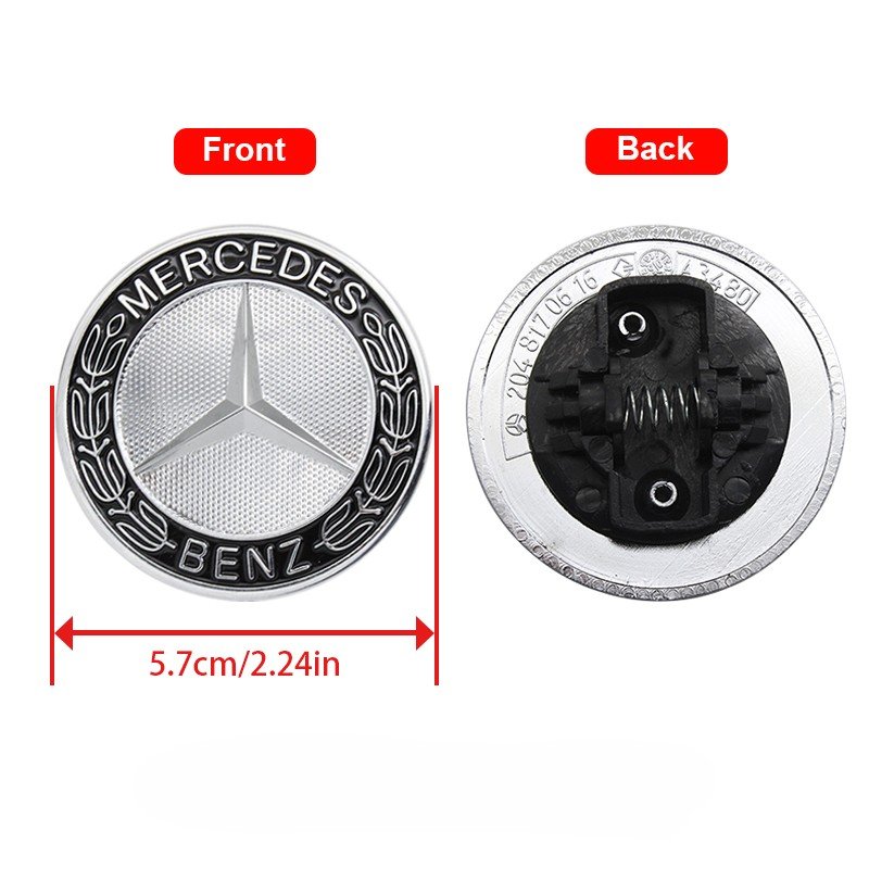 Mercedes-Benz 57mm Hood Emblem Badge – A2048170616 - Image 2