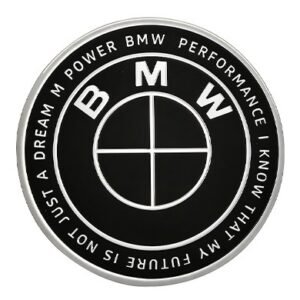 BMW KITH 82mm Full Black Roundel Emblem Badge – 51767288752