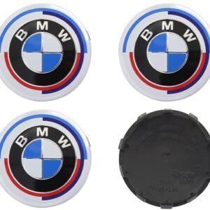 4 pcs (Set) 56mm - 2.20inch 50th Anniversary BMW Wheel Center Hub Caps