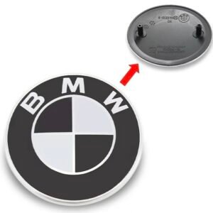 BMW Black White Roundel Emblem Badge – 8132375 – 82mm / 74mm