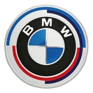 BMW 82mm 50th Anniversary Roundel Emblem Badge – 51147057794 – E81 E87 F10 F11 F07 F06 F12 F13