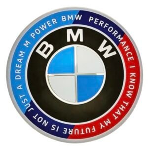 BMW KITH 82mm Blue White Roundel Emblem Badge – 51147057794 – E81 E87 F10 F11 F07 F06 F12 F13