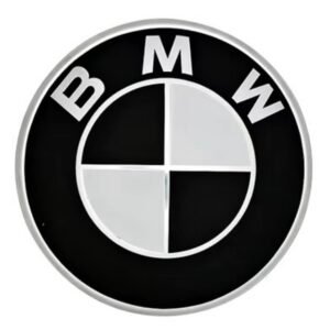 BMW 82mm Black White Roundel Emblem Badge – 51147057794 – E81 E87 F10 F11 F07 F06 F12 F13