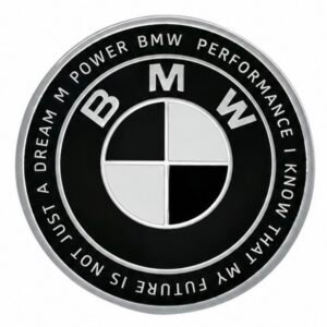 BMW KITH 82mm Black & White Roundel Emblem Badge – 51767288752