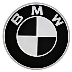 BMW 82mm Black White Roundel Emblem Badge – 51767288752